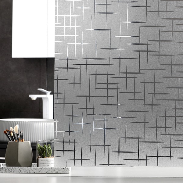 Liimaamaton ikkunakalvo Itsestään tarttuva kalvo Jäätynyt staattinen kalvo Jäätynyt Frosted 45*200cm