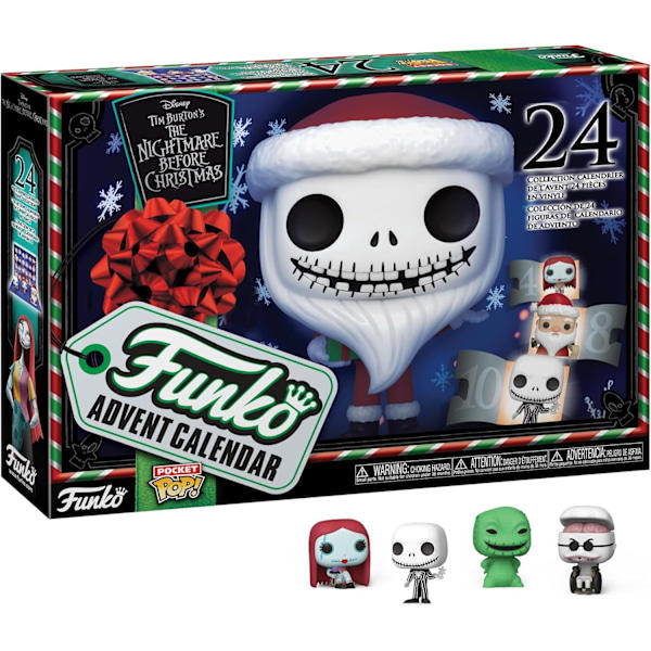 Adventskalender: The Nightmare Before Christmas - 24 Lomme Pop! Vinylfigurer