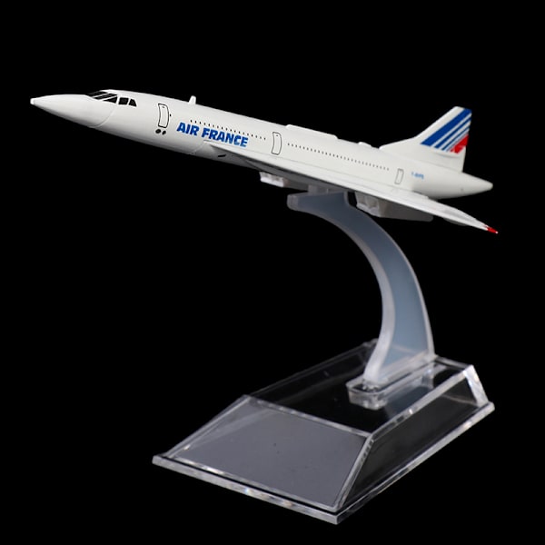 16 cm Air France Concorde Supersonic Jet flygplansmodell