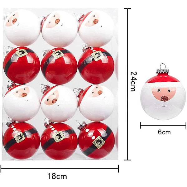 Joulukuulat Joulukuulasetti 6cm12kpl Galvanointi