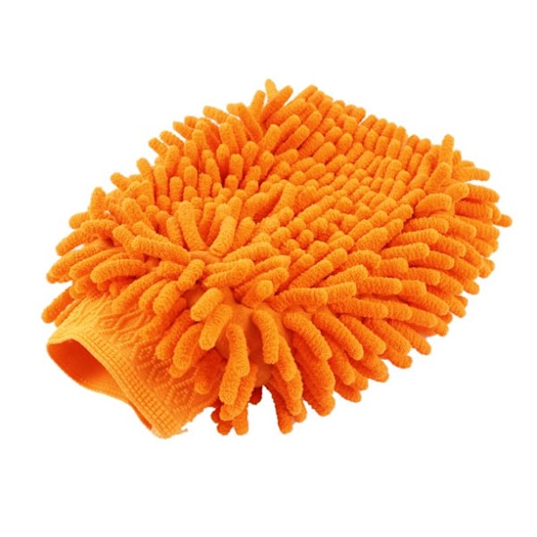 Hushållsrengöringsverktyg, torka golvet, kök, automatiskt rengöringsverktyg orange mikrofiber Chenille vante handskar