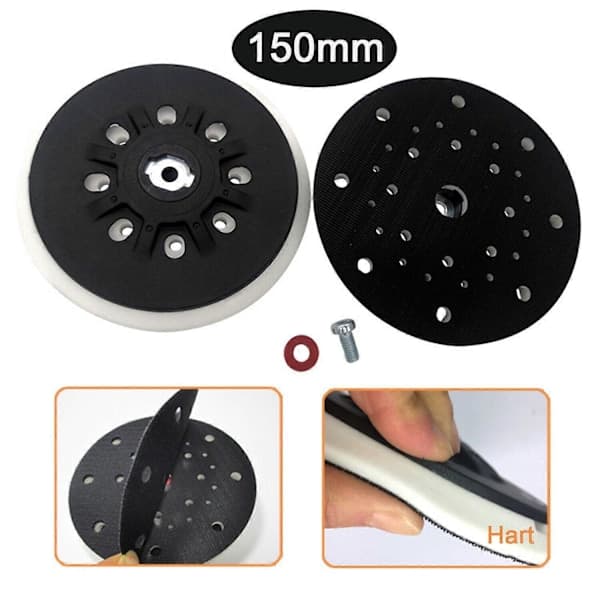 150 mm Velcro slibeplade blød hård til Festool Festo RO 1E,2E,ETS,LEX,WTS,Rotex-FA- style2946