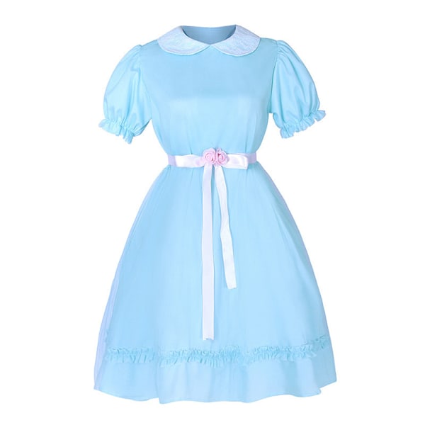 The Shining Tvillingflickor Cosplay Kostym Halloween Cosplay Kostym Tvillingflickor Stil 1 XS Twin Girls Style 1