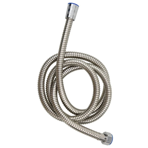 vidaXL Multifunktionellt duschhuvud med 1,5 m slang krom silver 650