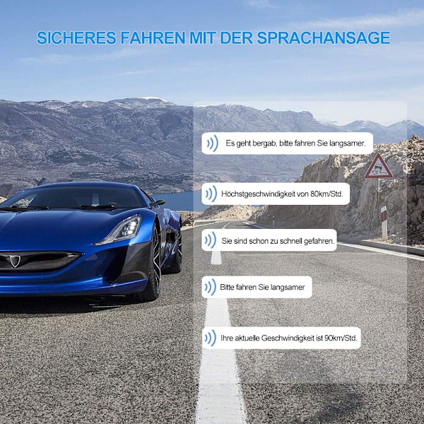 Bilnavigasjonsenheter Bil Lastebil Navigasjonssystem 2022 Europa Kart Støtte Livstid Gratis Kartoppdateringer 7 Tommers GPS Navigasjon