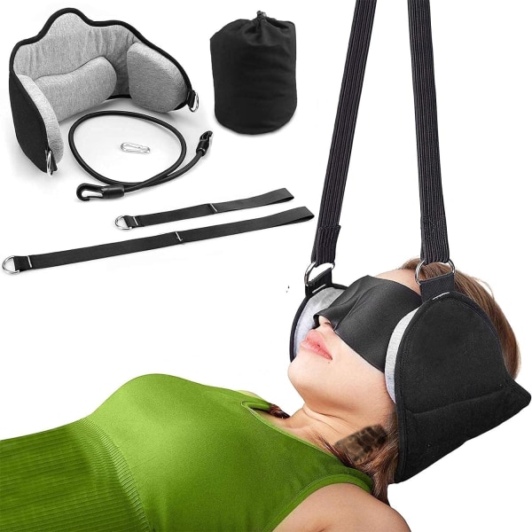 Neck Massager,Traction Pain Relieving Head Sling for Office Home