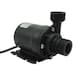 Børsteløs elektrisk springvandspumpe, 800L/h, 5 m, DC 12V, Sort