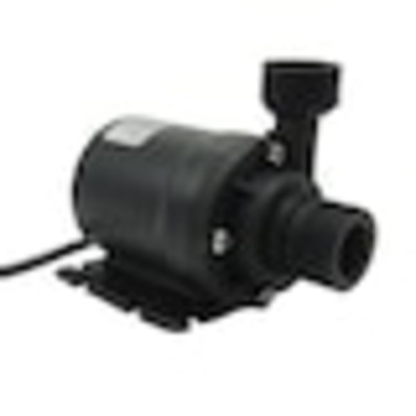 Harjaton sähköinen suihkulähdepumppu, 800L/h, 5 m, DC 12V, Musta