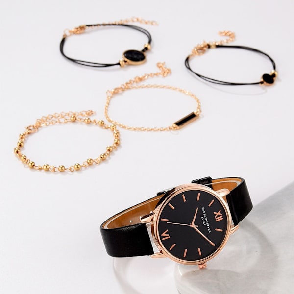 Kello Quartz Rannekello BRUN Brown