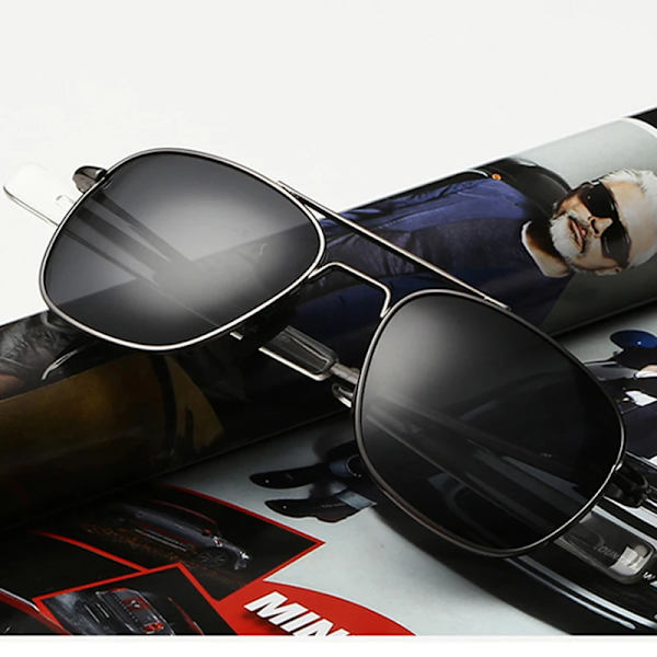 Moderne Sorte American Army MILITÆR Polariserende Pilot Solbriller Mænd Mærke Amerikanske Optical Polariserende Solbriller Oculos De Sol Red