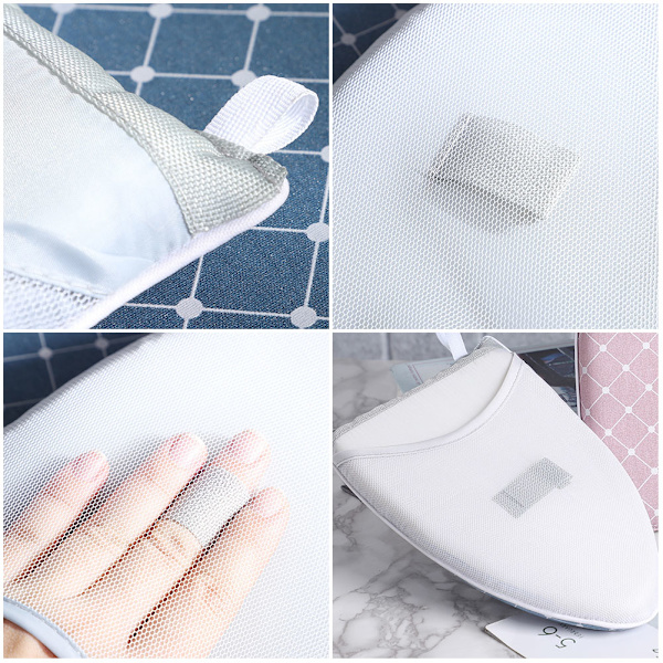 Mini Strykbräda Sleeve Pad Bärbar Små Järn Bordsställ Stryktillbehör Blue