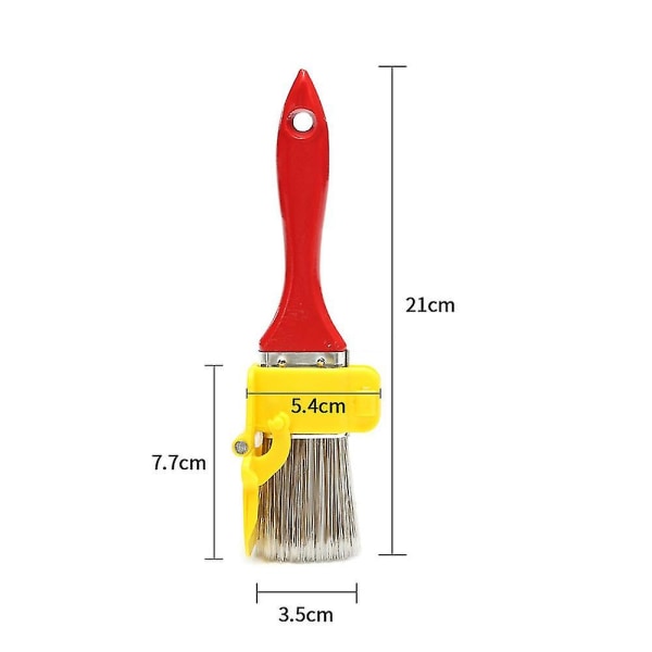 Variety Vinkelfärg Kantverktyg Handhållen Paint Roller Brush Kit Inomhus Utomhus För Väggtak