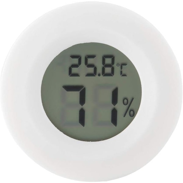 Mini digital LCD-termometer hygrometer husdjur elektronisk fuktighet