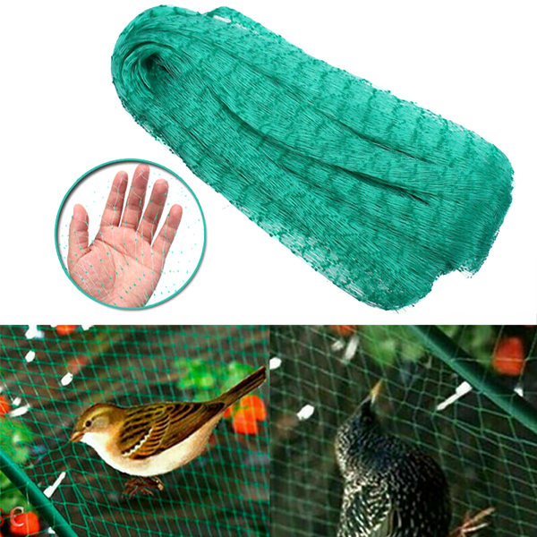 2X10M Have Dam Netting Frugtbeskyttelse Mesh Anti Fuglenet Grøntsager 2*10M