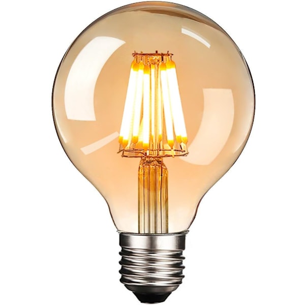 2 st LED Edison Ljuspärla E27, Retro Ljuspärla 8W Dimbar