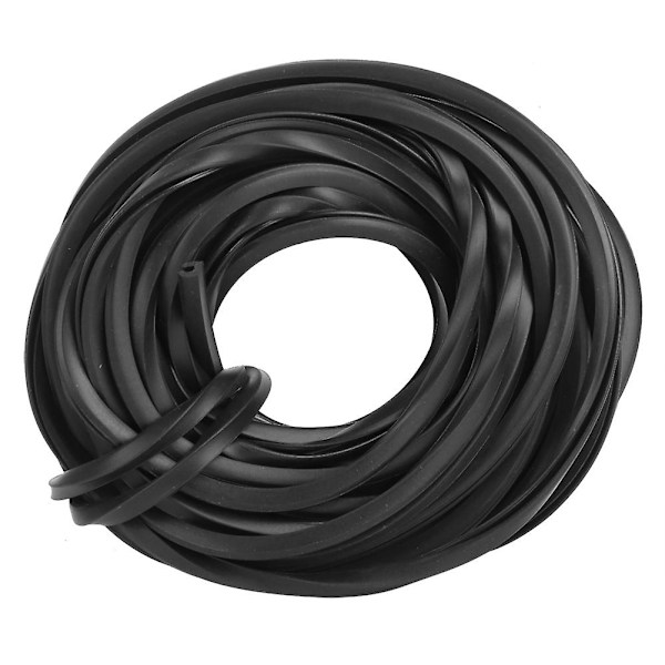 Svart växthus gummilist kabel växthustillbehör för glasförsegling-XF5- 10m