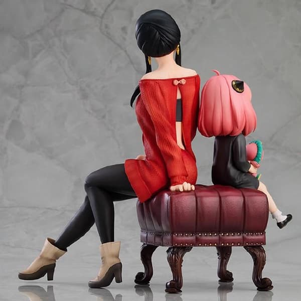 Spy Play House-figurer Ania och Joel soffsittande modelldocka prydnader-FA-