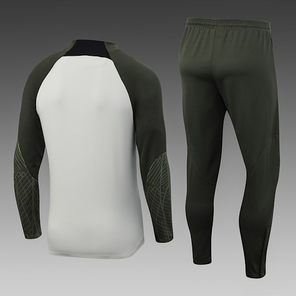 23-24 Uusi kausi Barcelona juniori/aikuinen pitkähihainen pelipaita vaaleanharmaa light grey S