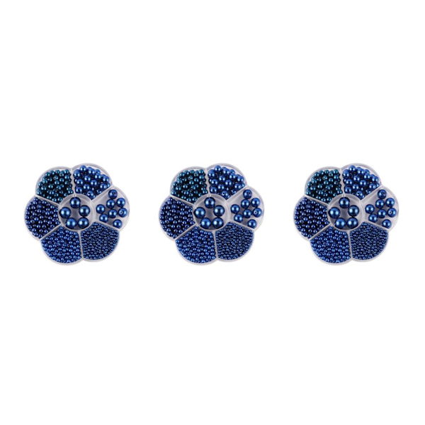 1/2/3/5 1150 st DIY-pärlor för att göra vackra smycken blå blue 3PCS