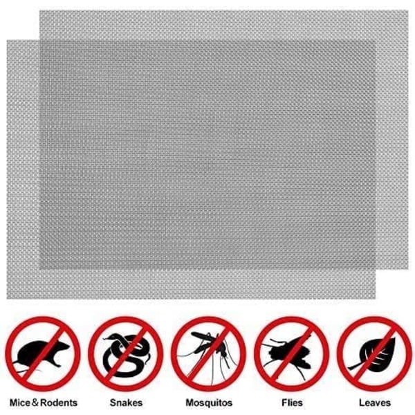 rustfrie stålnett 20 mesh ventilnett metall insektnett