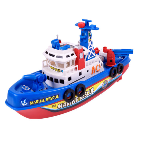 High Speed Music Light Electric Marine Rescue Fire Fighting Boat