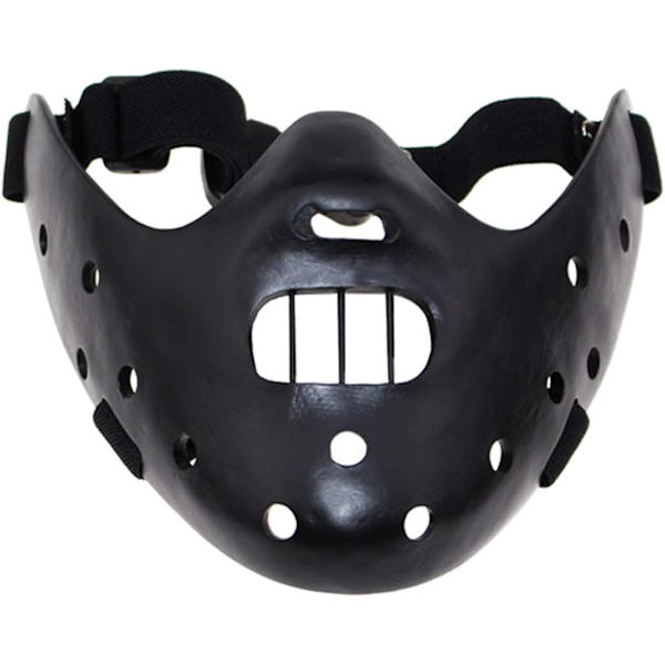 Infinity Gauntlet Hannibal Lecter Maske The Silence of The Lambs Resin Horrible Killer Film Maske Black