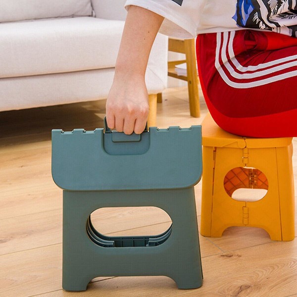 Otwoo Stor Trin Pall Sammenklappelig Foldbar Multifunktionel Heavy Duty Hjem Køkken Børn