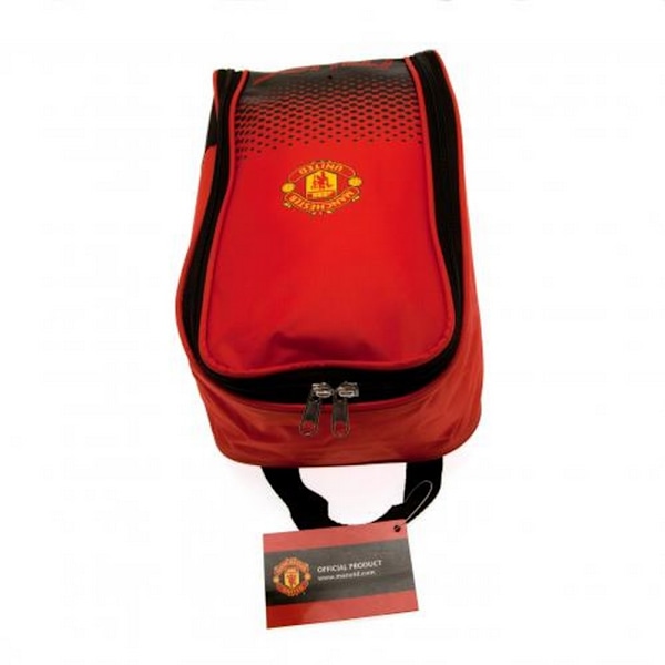 Manchester United FC Fade Design Saappaiden Kassi Yksi Koko Punainen Red One Size