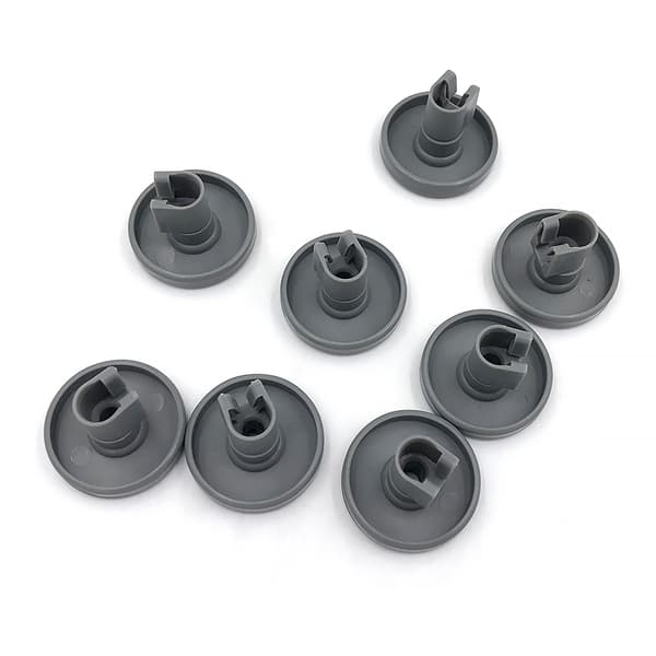 Diskmaskinskorgshjul 8-pack Mörkgrå AEG, Privileg, Zanussi 40 mm Mörkgrå-FA-