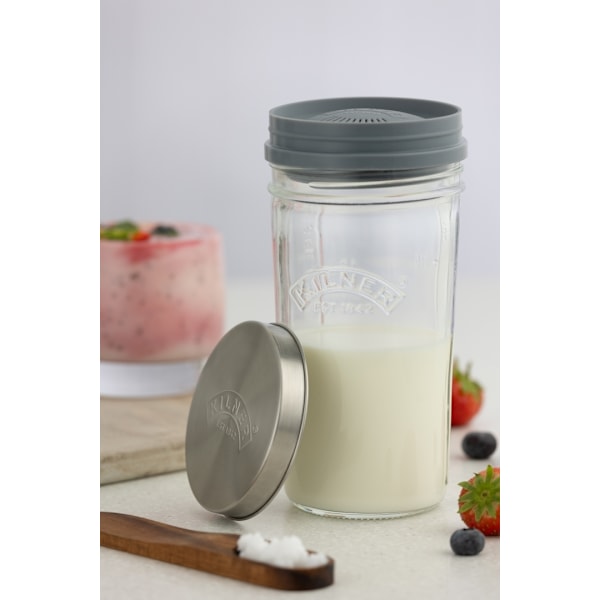 Kefir-sett / 4 Kilner® transparent