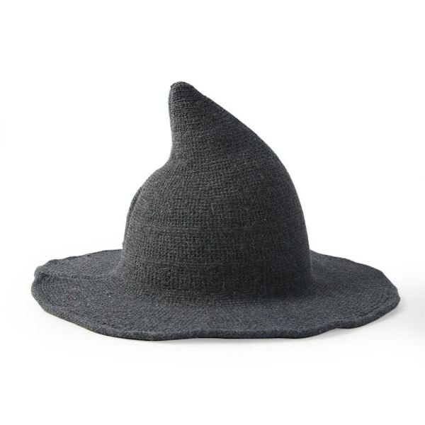 Halloween Häxhatt Fårull Gray
