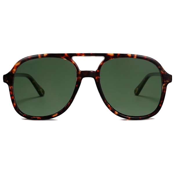 Retro Firkantede Polariserede Aviator Solbriller Dame Herre 7