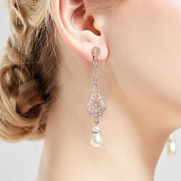 Flapper Art Deco Gatsby øredobber 20-tallet Flapper Gatsby Accesso