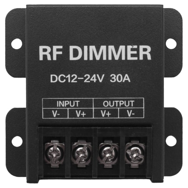 12V RF LED-dimmer trådløs lysstyrke 3 knapper Fjernkontroll DC 12V- 24V 30A 360W 720W for 5050 3