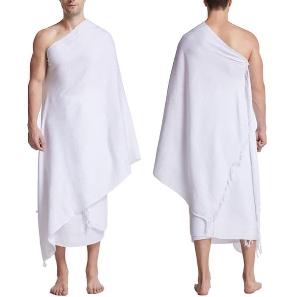 Ihram Ehram Ahram til mænd til Hajj og Umrah - 2 håndklæder-FA-