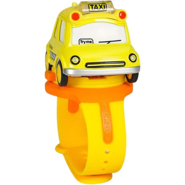 Watch på Toy Car, Mini söt och rolig elektronisk tecknad bil Digital