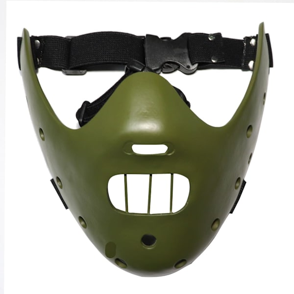 Infinity Gauntlet Hannibal Lecter Mask The Silence of The Lambs Resin Horrible Killer Movie Mask Green