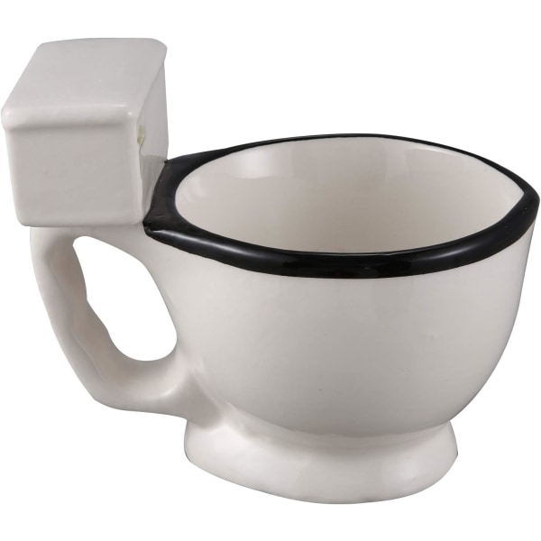 Novelty toilet ceramic mug with handle 260ml coffee tea milk ice