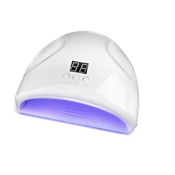 36W UV/LED Nagelljus Vit med Timer Funktion Vit