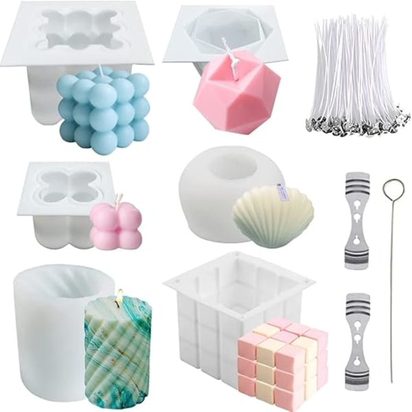 6-pack 3D DIY-formar - Form - Silikon