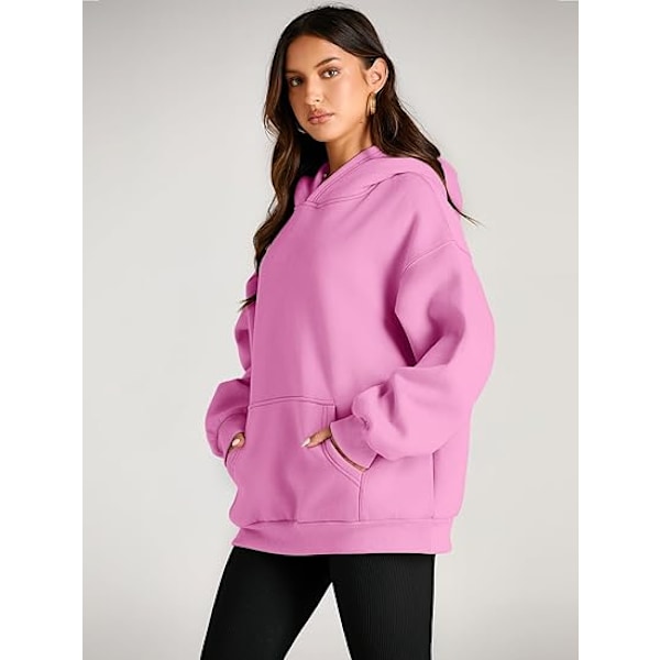 Trendy Queen Oversize Hættetrøjer til Kvinder Fleece Sweatshirts Langærmede Sweatre Pullover Efterårs Outfits