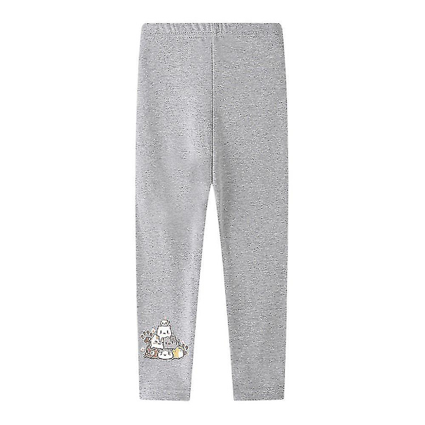 2-12 år Flickor Unicorn Printed Skinny Leggings Byxor Grey