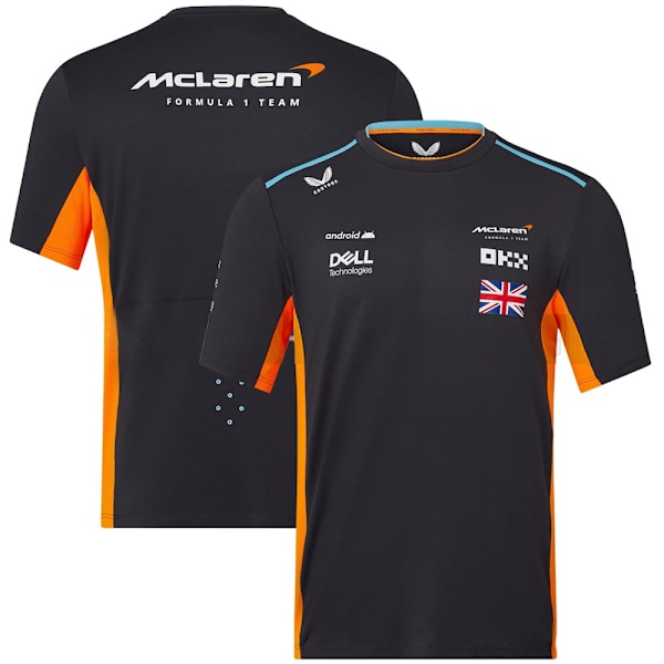 2024 McLaren F1 Offisielt Team Lando Norris Racing T-skjorte Herr Kortærmet Tee L