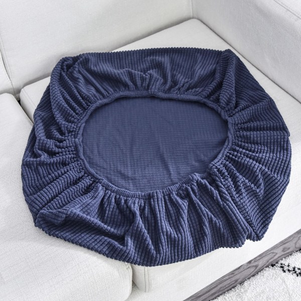 Elastiska Soffaöverdrag Stretch Slipcover Soffskydd Överdrag 1/2/3 Sits Blå Blue Single seat