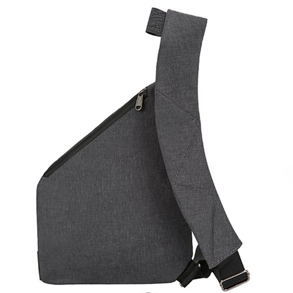 Pieni Sling-laukku Lompakko Anti-varkaustasku Miehet Naiset Crossbody-laukku musta Left Side black