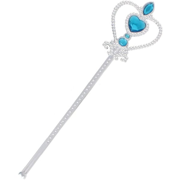 Elsa Prinsess-Set: Tiara, Stav, Handskar, Halsband & Örhängen