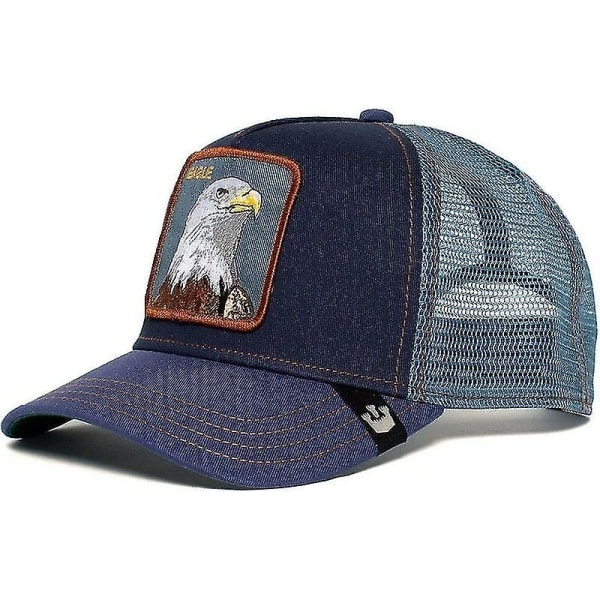 Alennusmyynti Eläinlippis Auringonsuoja Mesh Kirjailtu Trucker Hat EAGLE HEAD