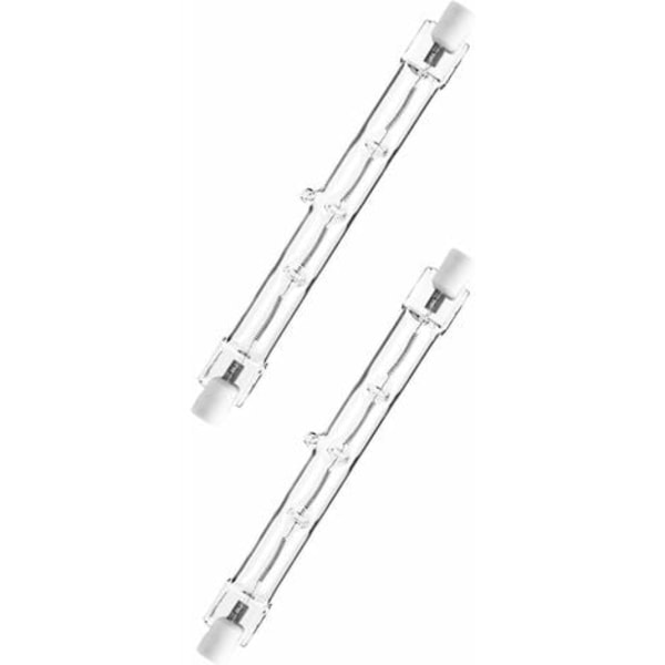 Set med 2 halogenrör 400 W motsvarande 500 W 118 mm Varm