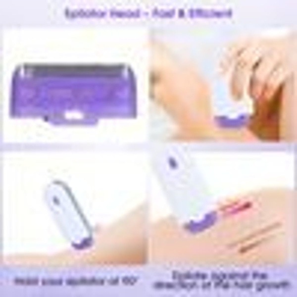 Laser epilator, smertefri hårfjerner, bikiniklipper, USB barbermaskine KLB