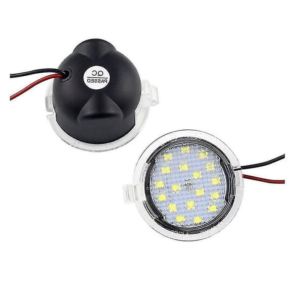 2 stk. 18 LED-lamper under spejlet til Ford Mondeo S-Max Edge Explorer F-150-FA-